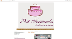 Desktop Screenshot of paticonfeitaria.com.br