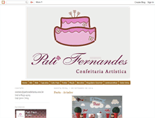 Tablet Screenshot of paticonfeitaria.com.br